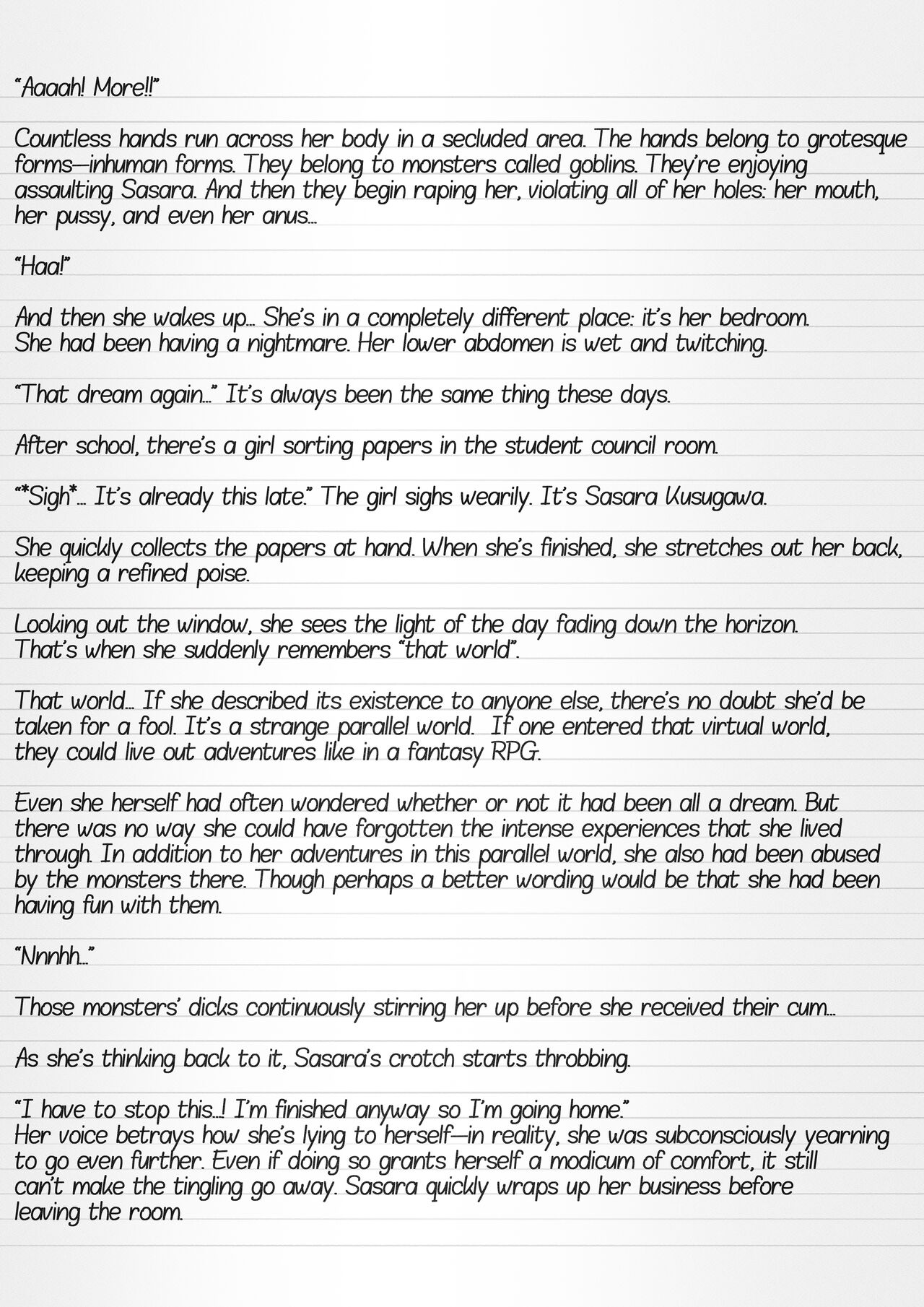 Misuke's Short Stories 12 - Sasara & The Homeless page 2 full