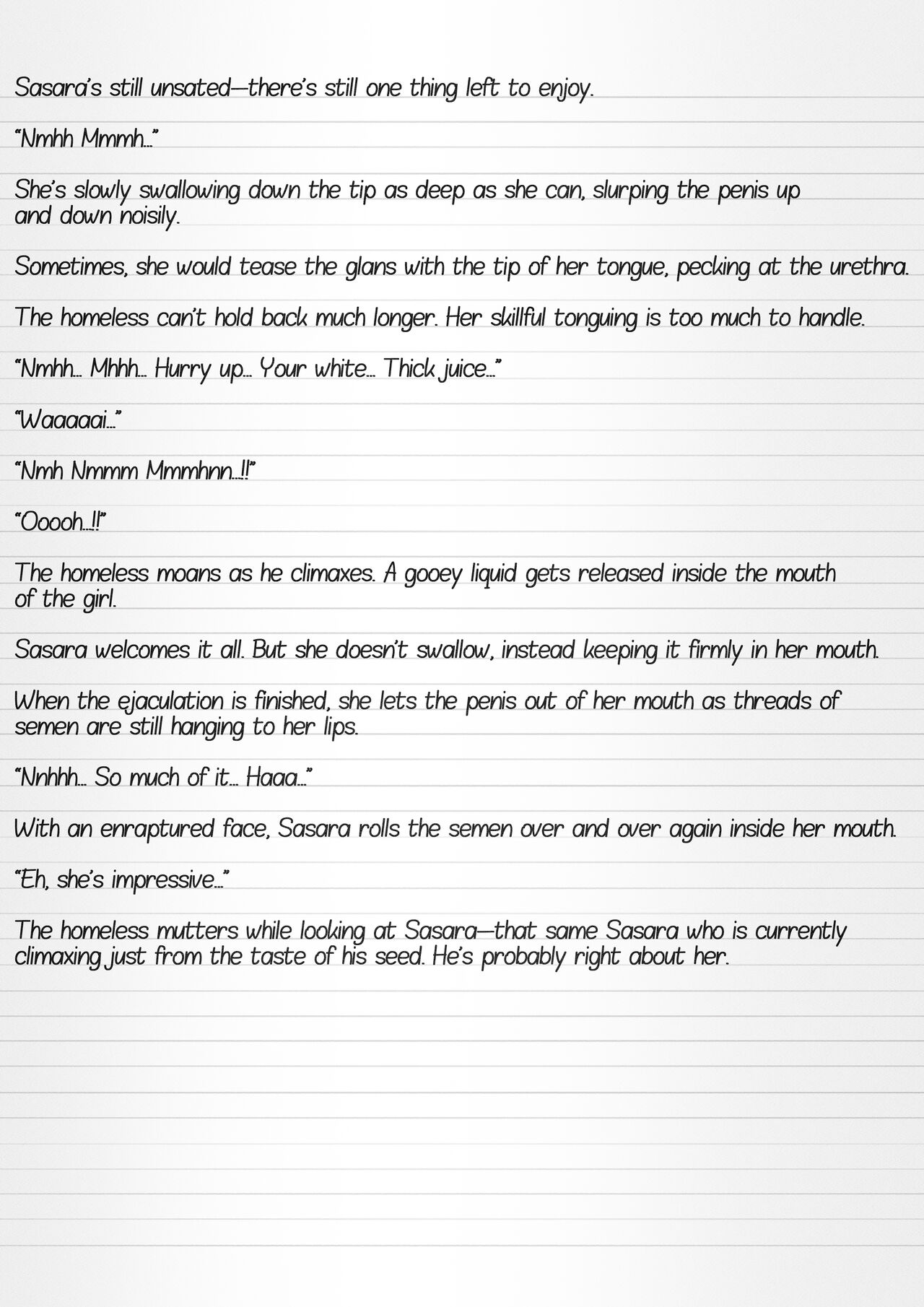 Misuke's Short Stories 12 - Sasara & The Homeless page 9 full