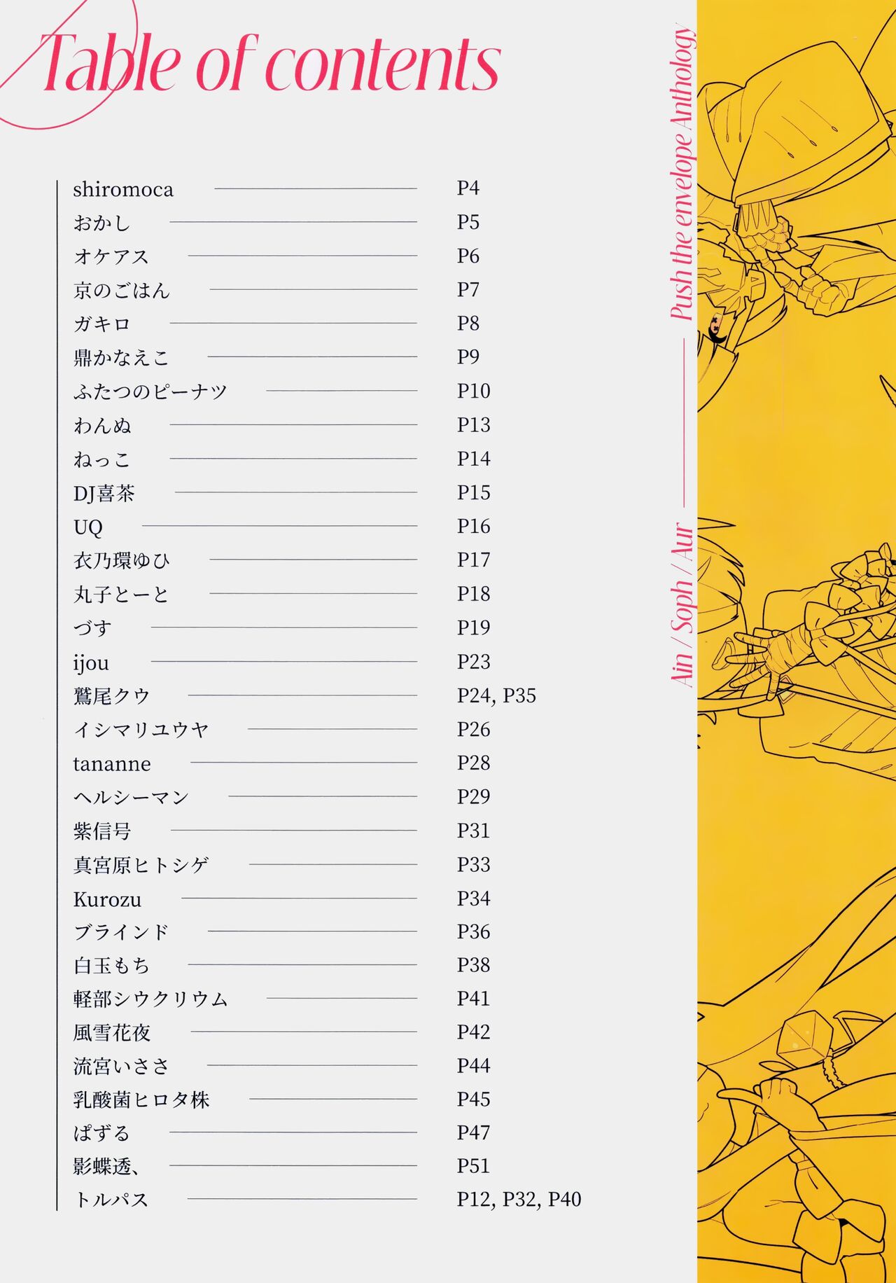 Ain/Soph/Aur Push the envelope Anthology page 3 full