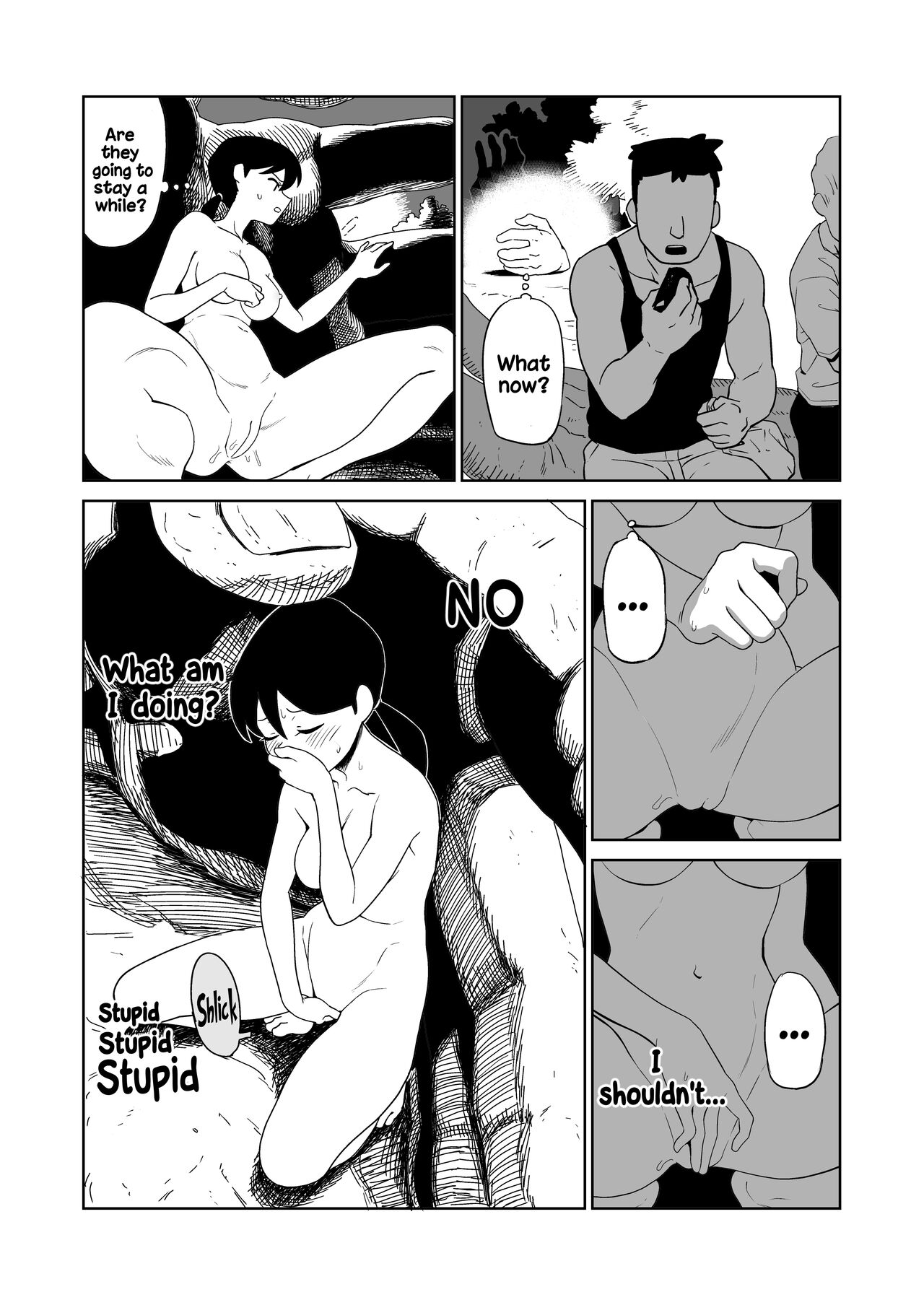 Yoru, Kouen, Roshutsu Jii. | Night, Park, Public Masturbation page 10 full