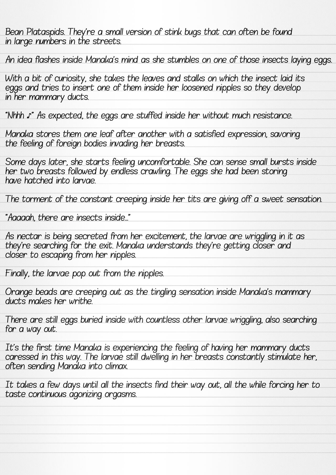 Misuke's Short Stories 9 - Playing with Insect Bait page 8 full