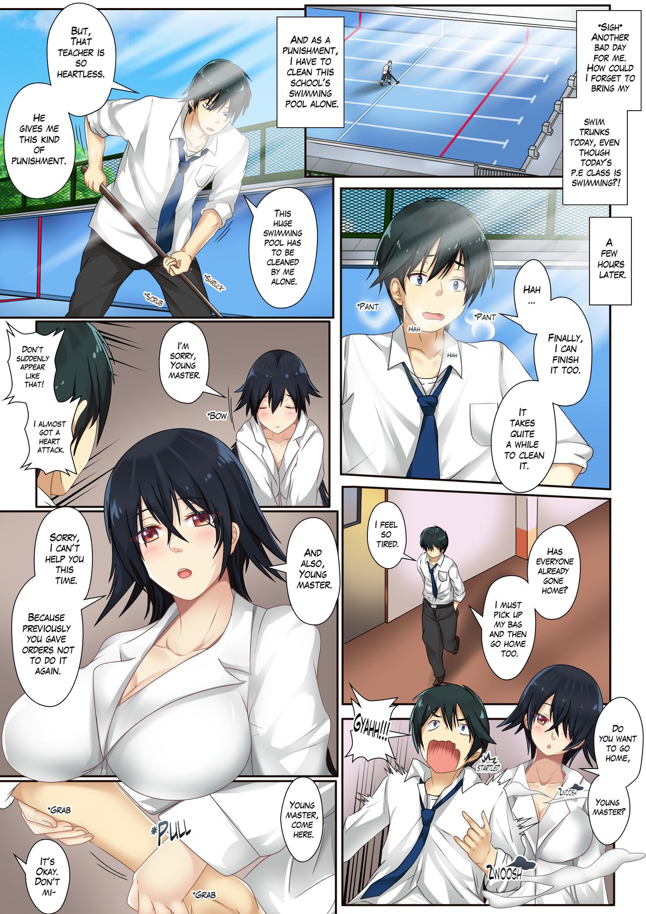 Punish me with your orders, young master. page 4 full