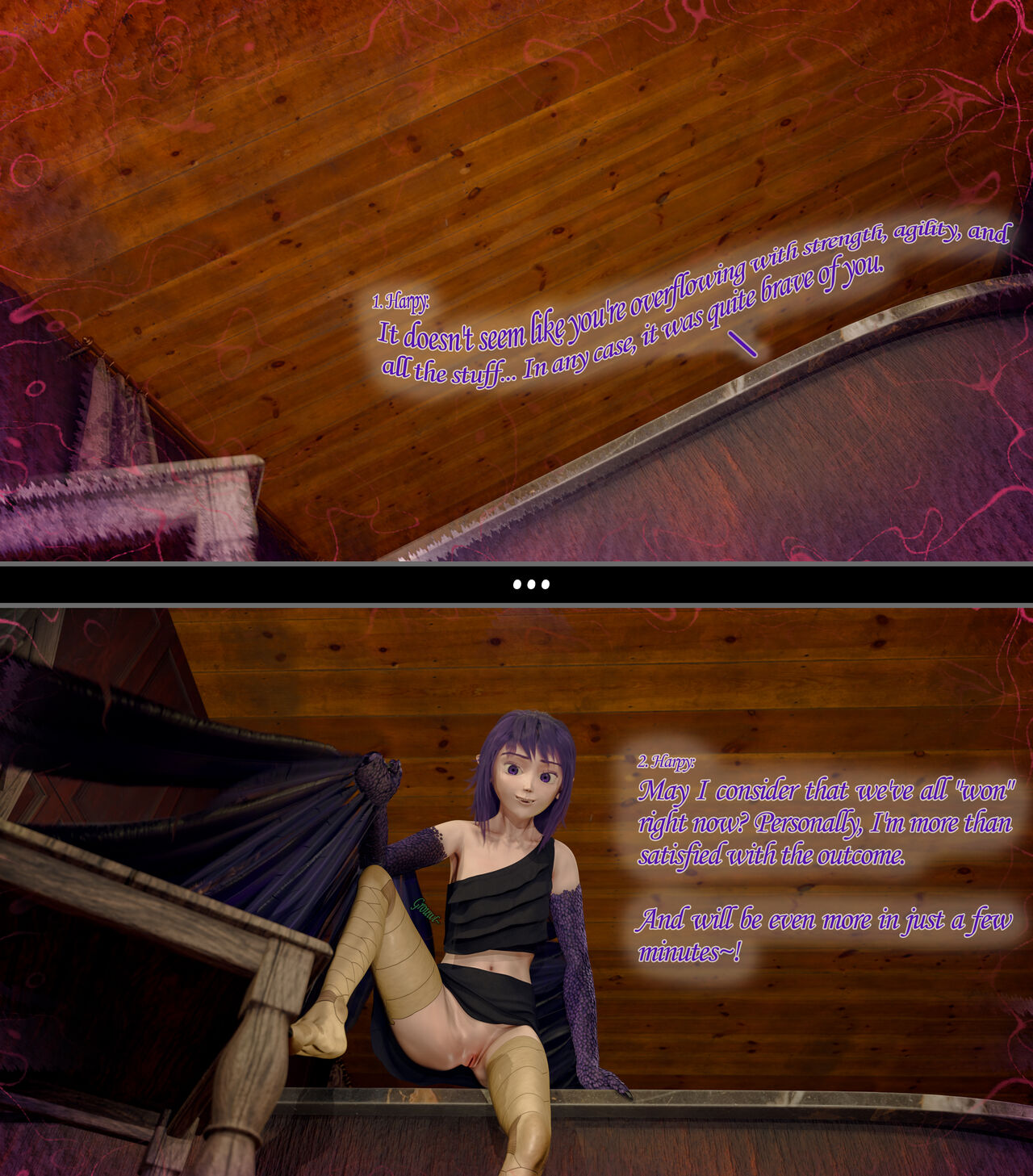 Vore comic "Magia et Plumis" page 6 full