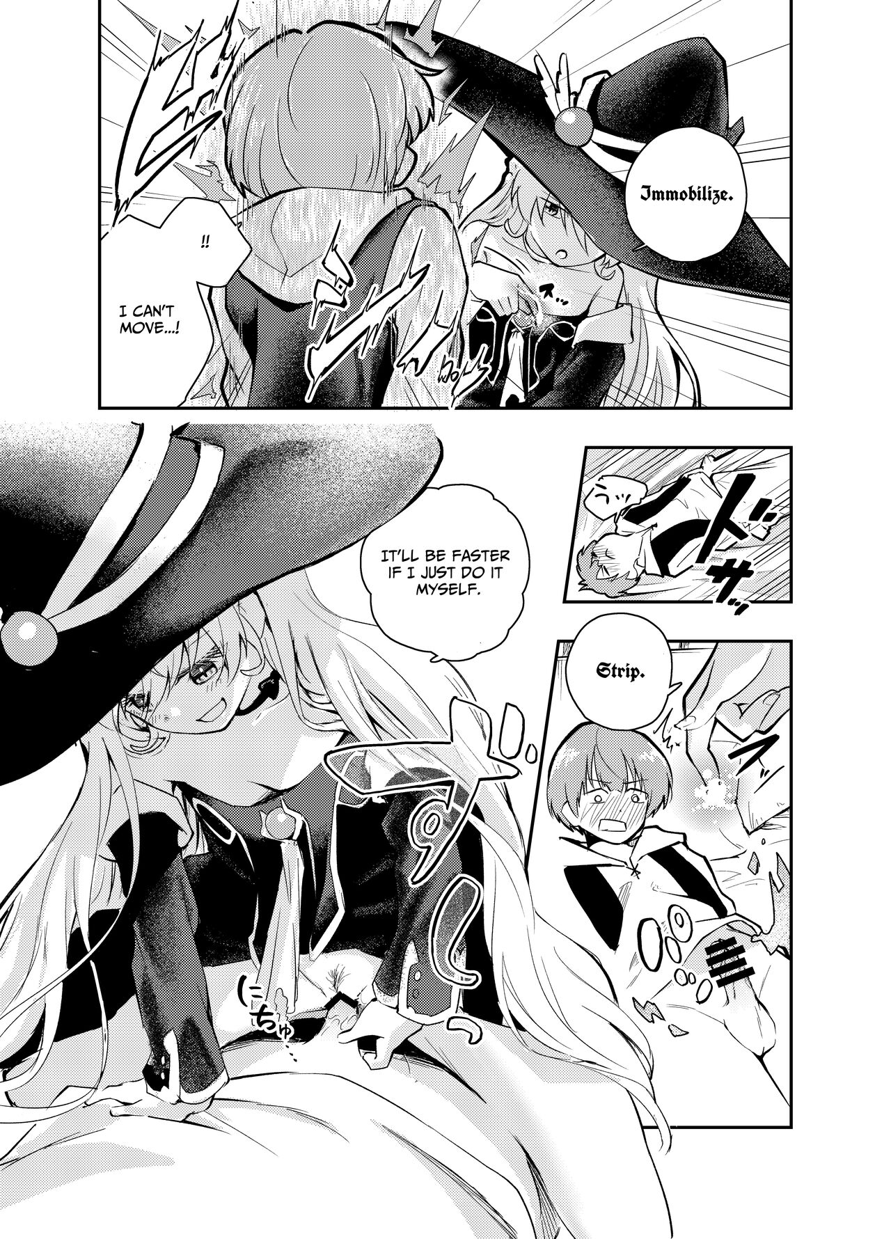 Wagamama Majo to Shasei Kinshi Seikatsu | Ejaculation Prohibition Life With A Selfish Witch page 7 full