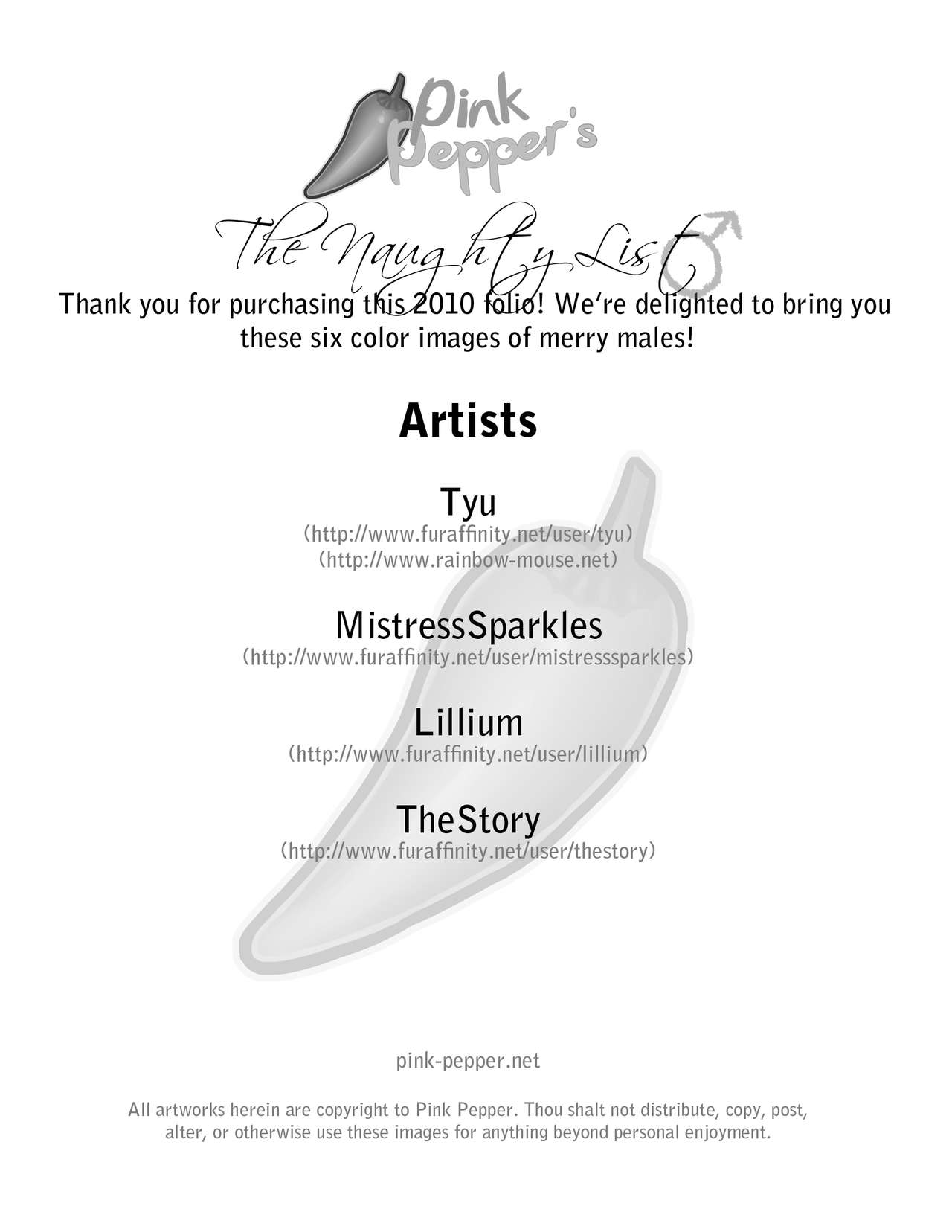 The Naughty List: Male Edition page 2 full