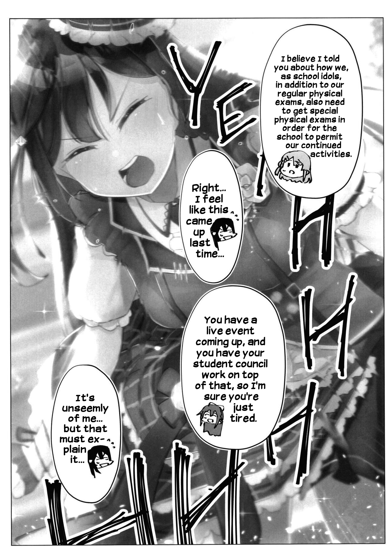School Idol no Tokubetsu Shintai Sokutei page 4 full