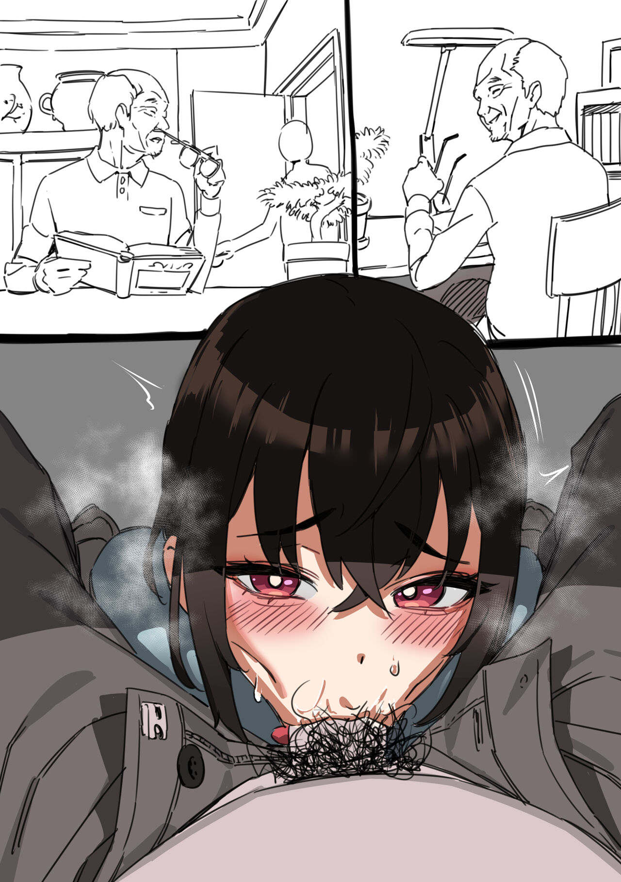 LUXsumildo·公公与小叔子想让我受孕·金智姬小姐的受孕竞速赛！（LC整合汉化组） page 8 full