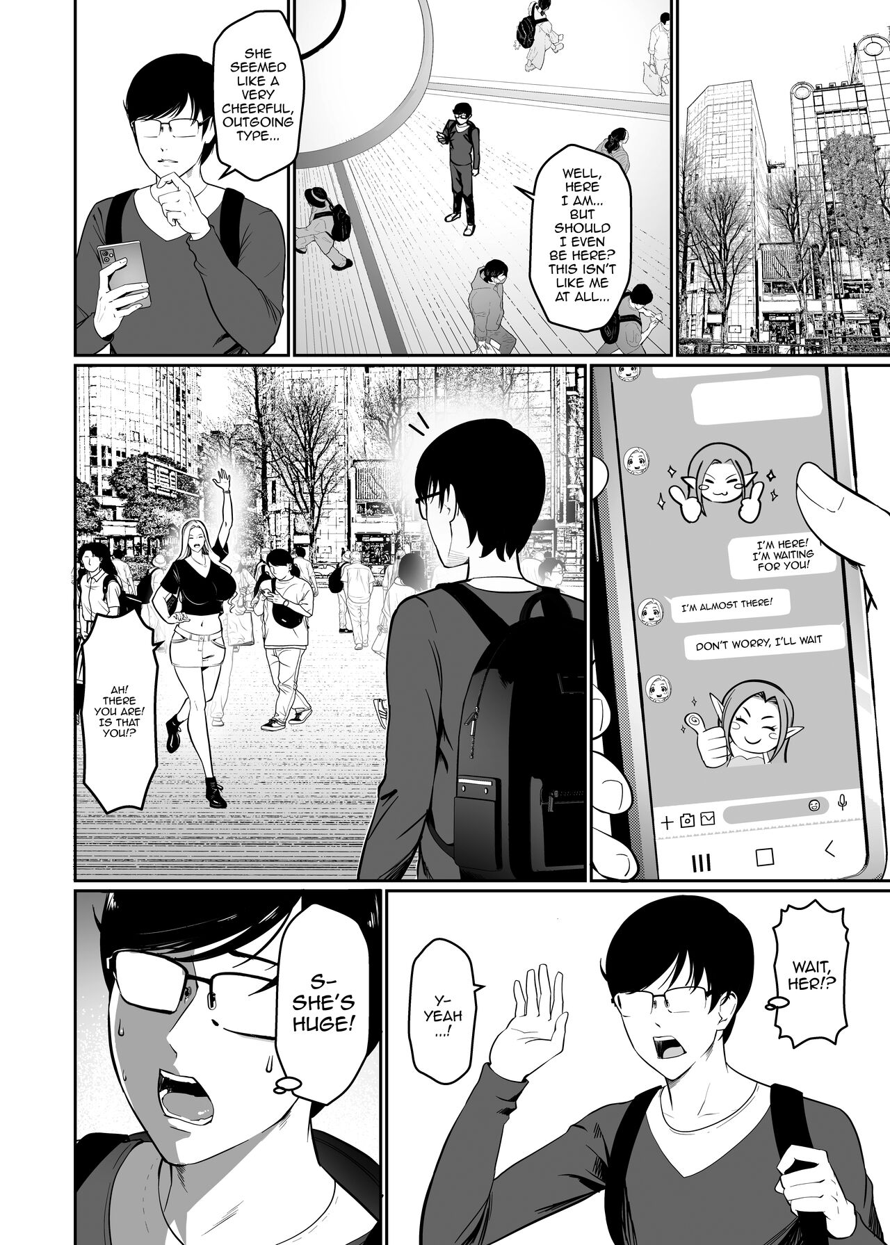 Game de Seiso datta Anoko wa Gal!? | That Girl Who Was So Pure In-game Turned Out To Be a Tall Gyaru!? page 9 full