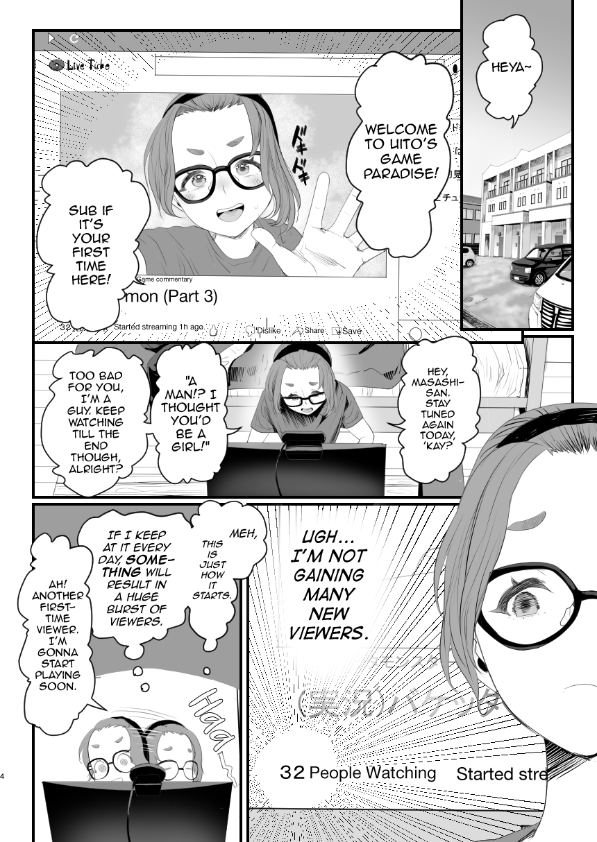 Otokonoko Haishinsha Nagesen ni Noserarete Hamerarechaimashita page 4 full