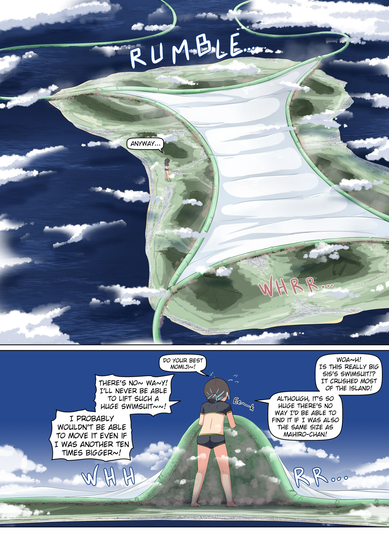 寺田落子コミックマーケット103の新刊、巨大おにまい多段本ですEnglish Version page 8 full