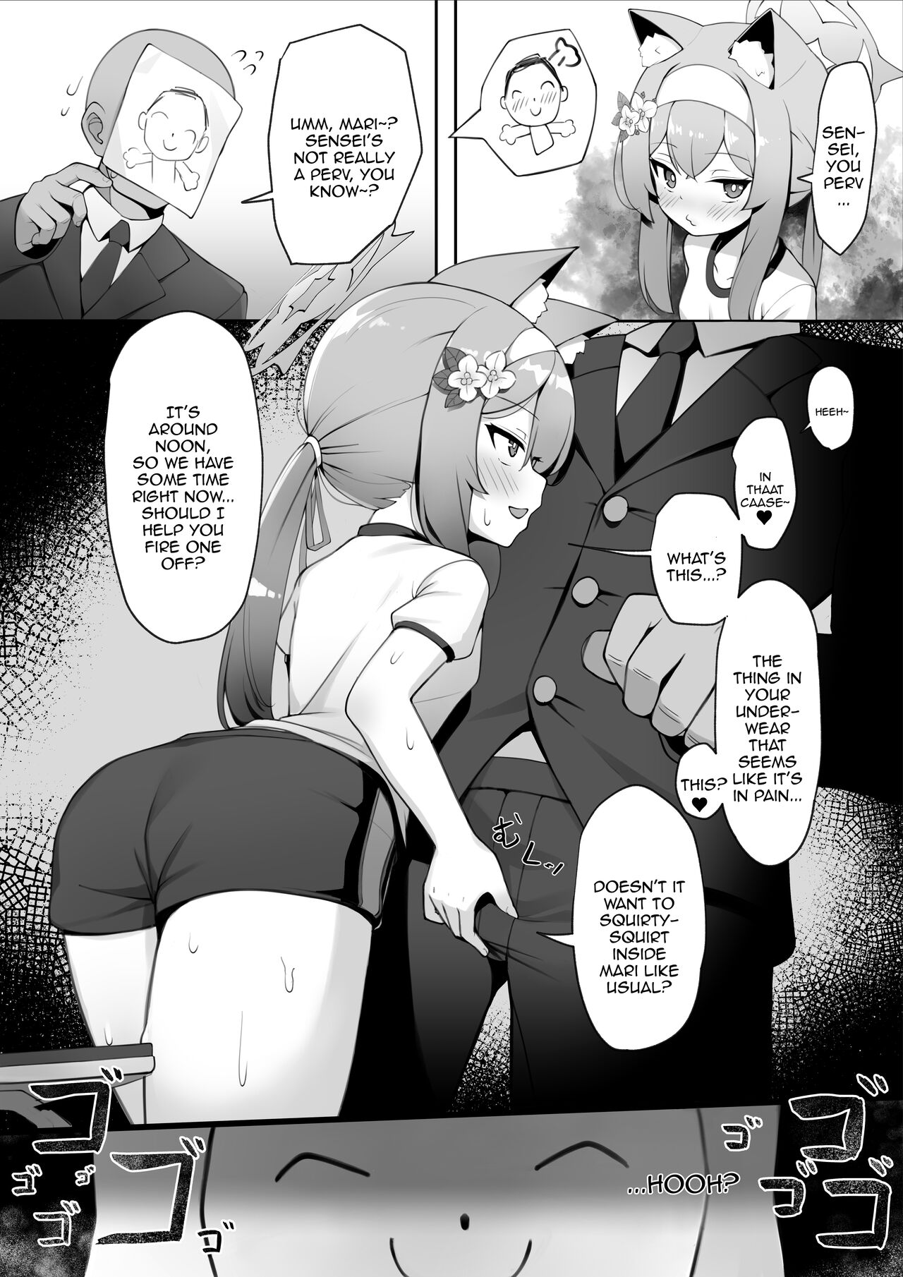 Mari no Himitsu 2 ~Sensei to Kozukuri Sex Hen~ | Mari's Secret 2 ~Babymaking With Sensei Edition~ page 8 full