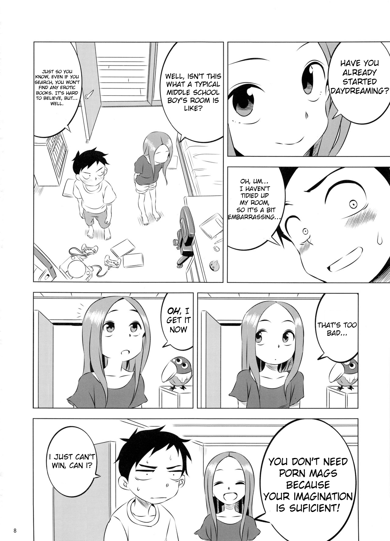 Kyou mo Nishikata-kun wa Takagi-san ni Misukasareteru 3 page 8 full