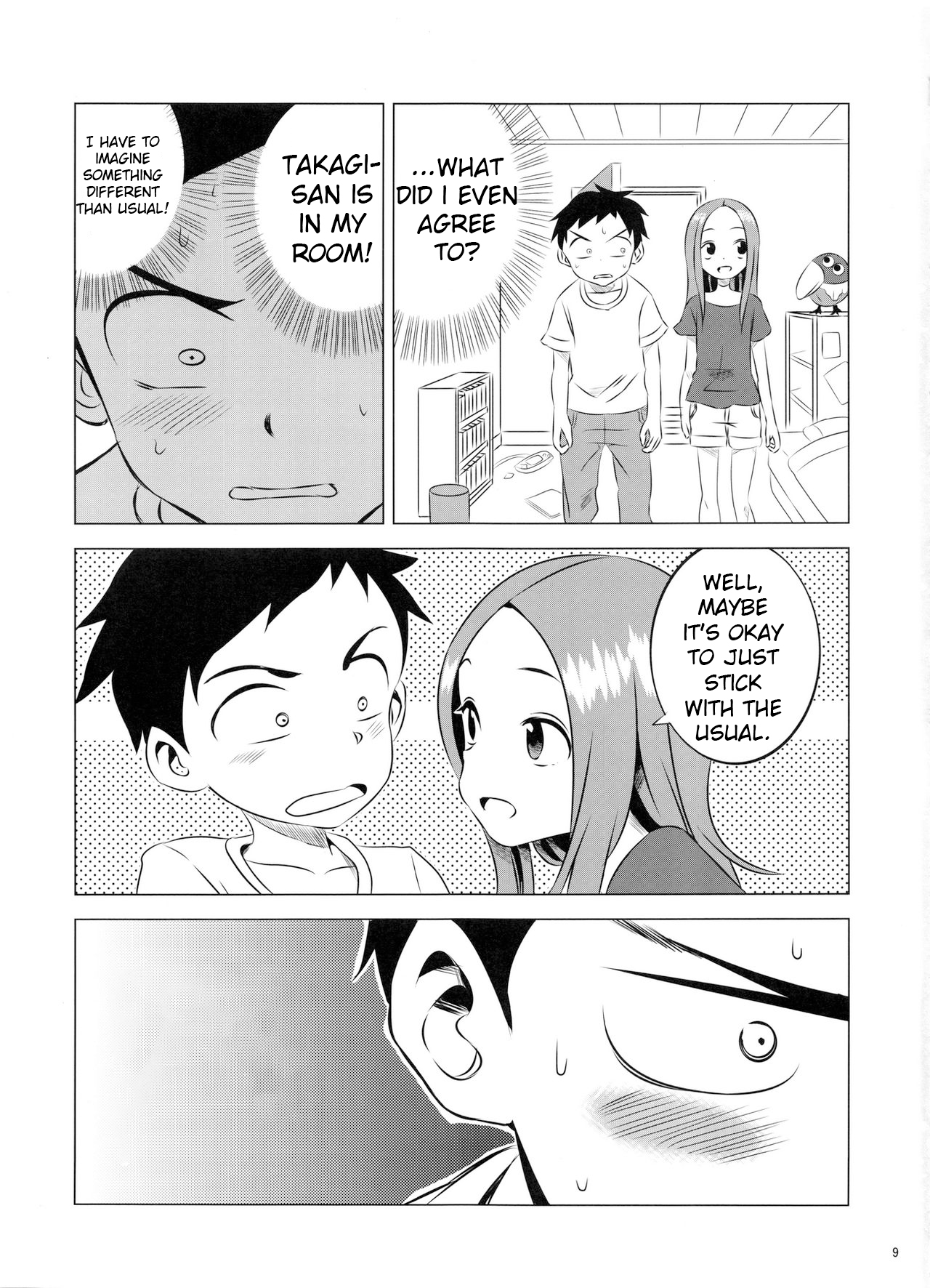 Kyou mo Nishikata-kun wa Takagi-san ni Misukasareteru 3 page 9 full