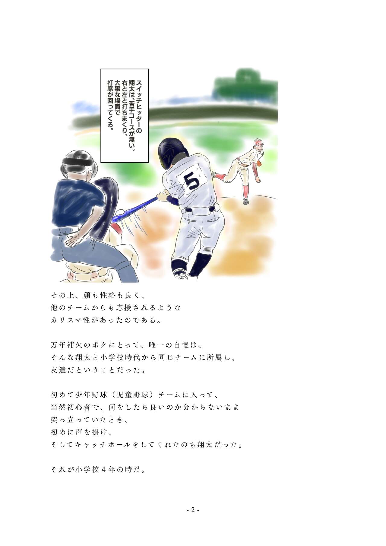 Chijoku no Yakyuubu Yobai Itazura  Kai page 3 full