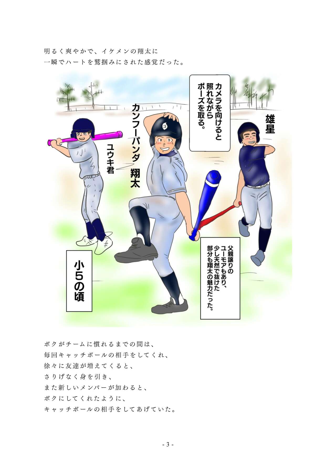 Chijoku no Yakyuubu Yobai Itazura  Kai page 4 full