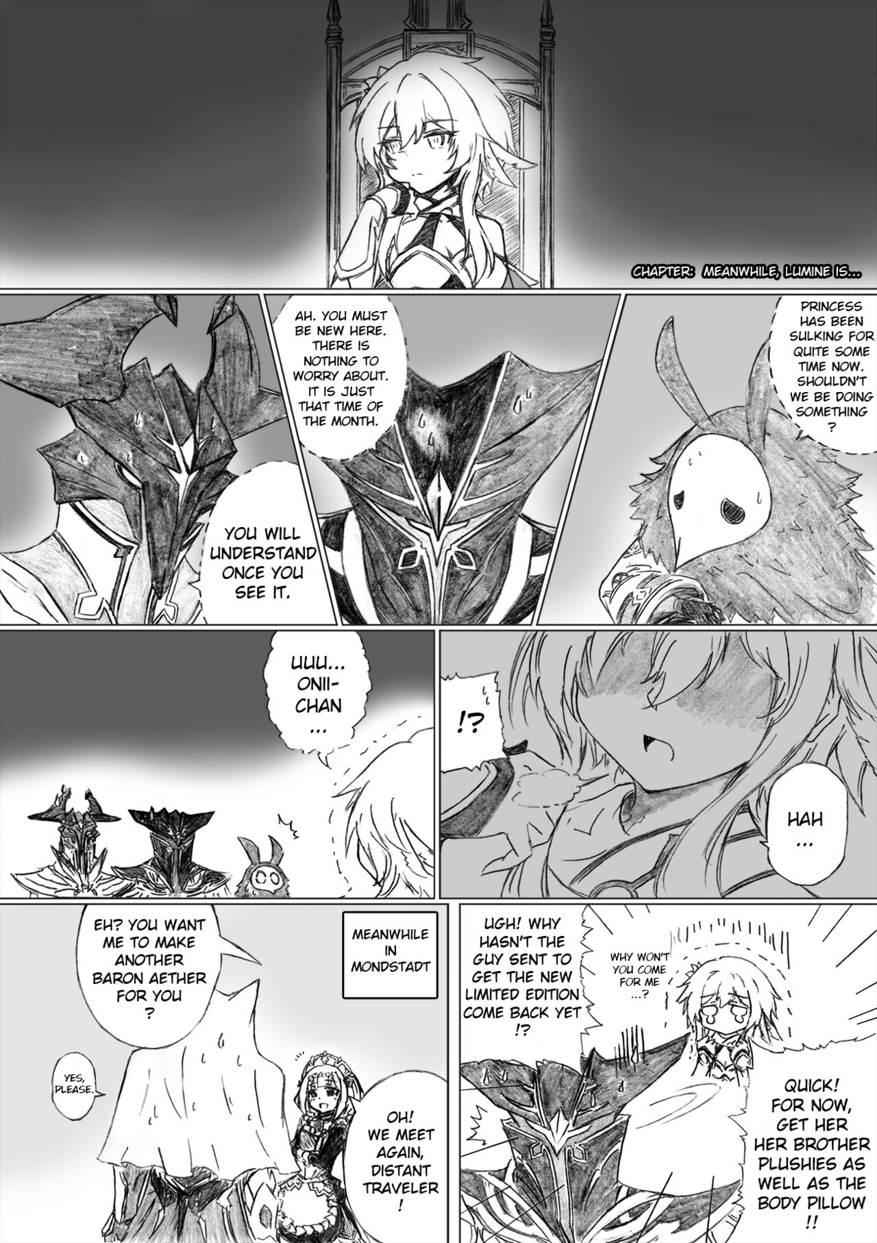 KuroCrimson Genshin Impact Manga Vol 3 page 1 full