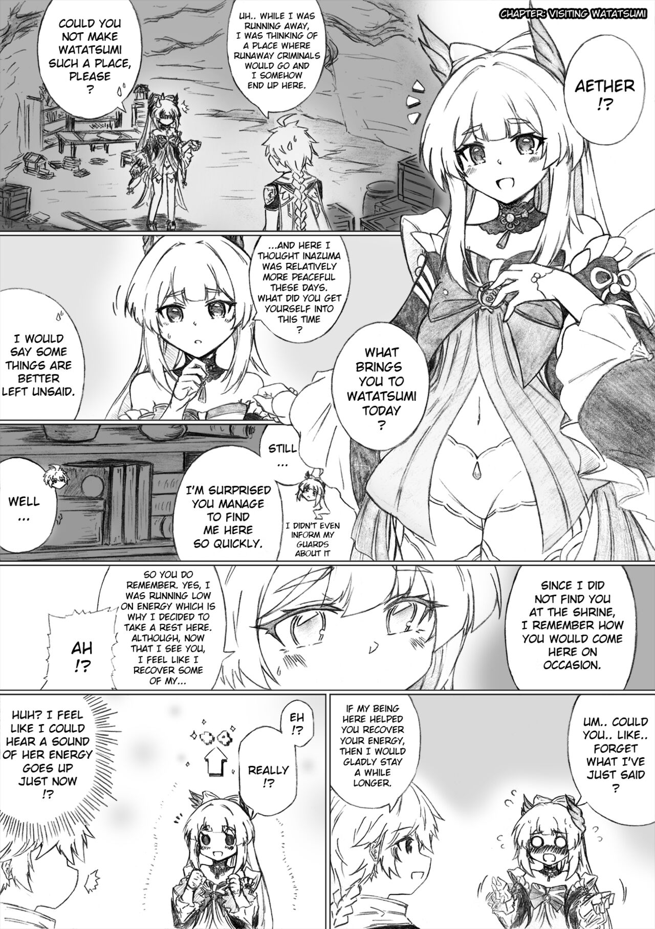 KuroCrimson Genshin Impact Manga Vol 3 page 8 full