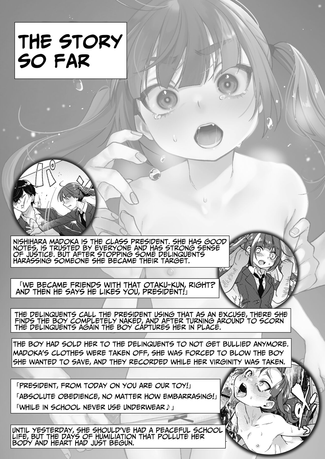 Iinchou wa Kyou kara Minna no Omocha ~Owatta Gakkou Seikatsu Hen~ | The Class Rep is Our Fuck-toy Now ~School Life in Ruins~ page 2 full