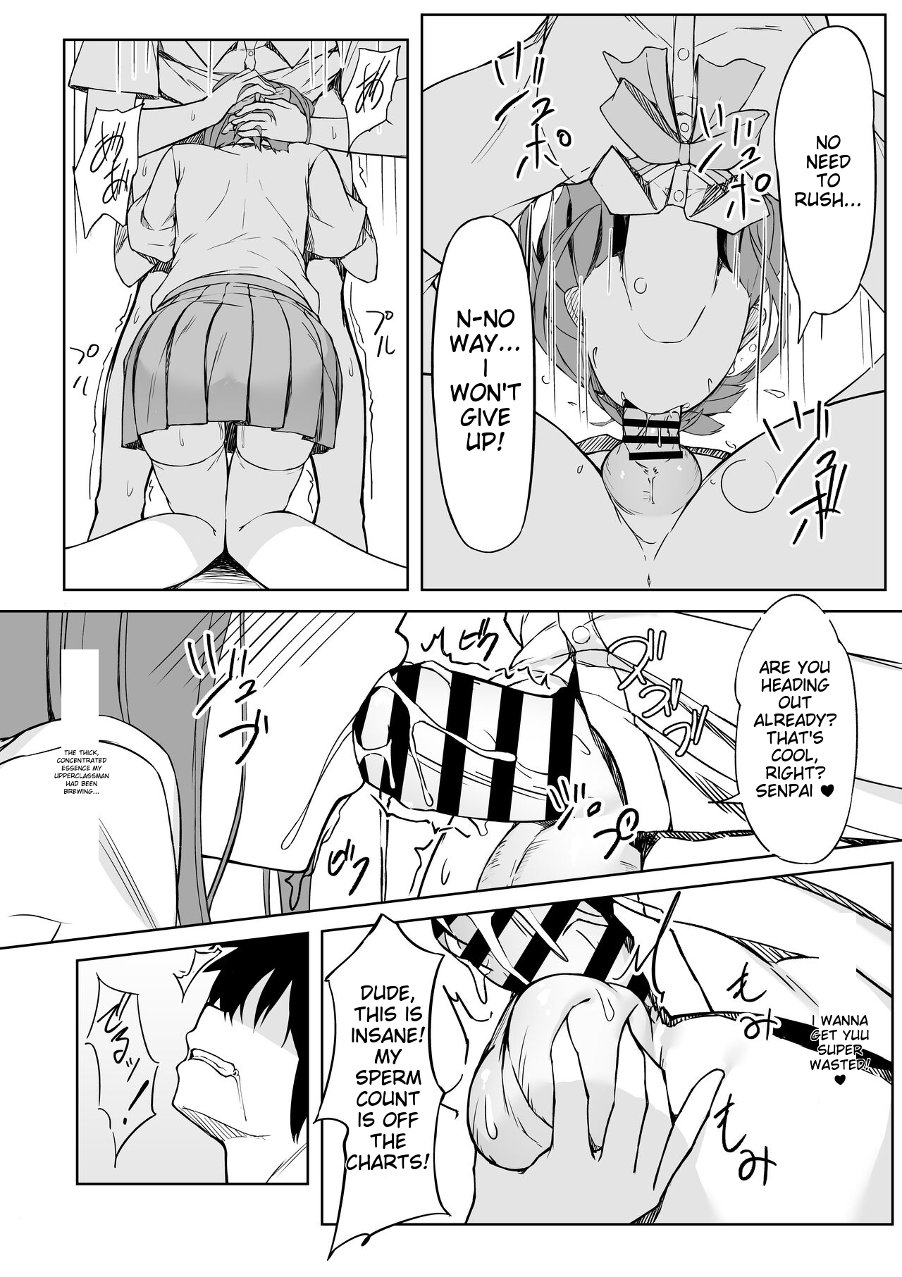 Lovey-dovey Sex with Kouhai-Chan!! page 9 full