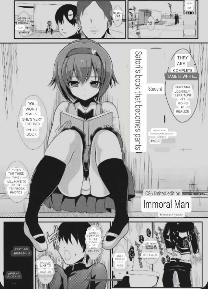 Gakusei Satori No Pantsu Ni Naru Hon | The Book of How I Became Student Satori's Pantyhose page 1 full