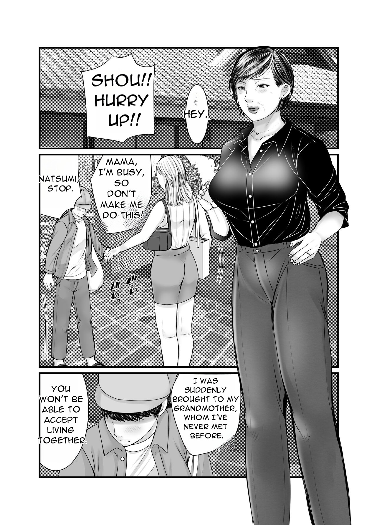 Sobo to mago ~ mago ni hajimete chū dashi sa reta hi ~ page 2 full