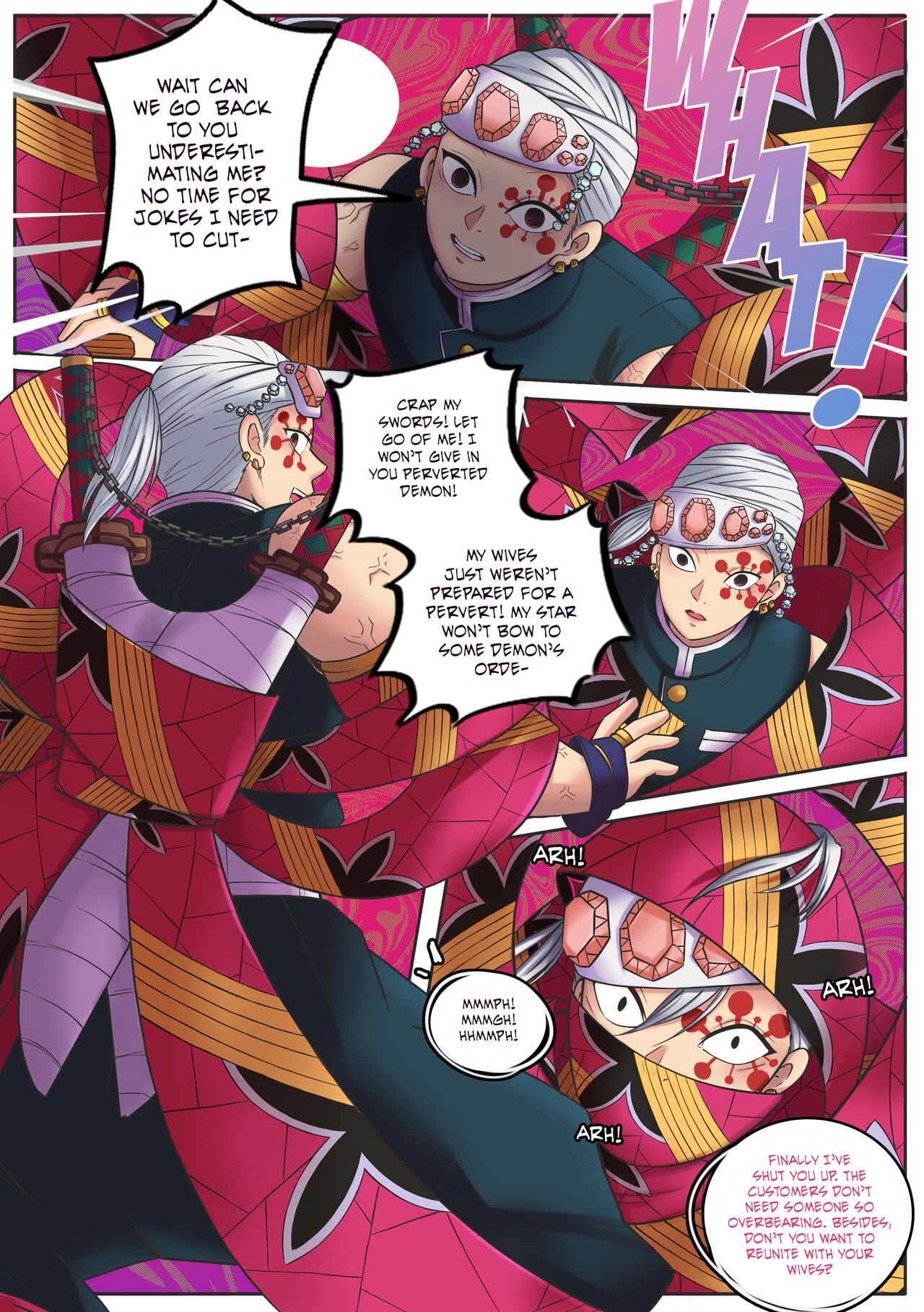 Demon Slayer - Kimetsu No Yaiba: Red Light District page 3 full