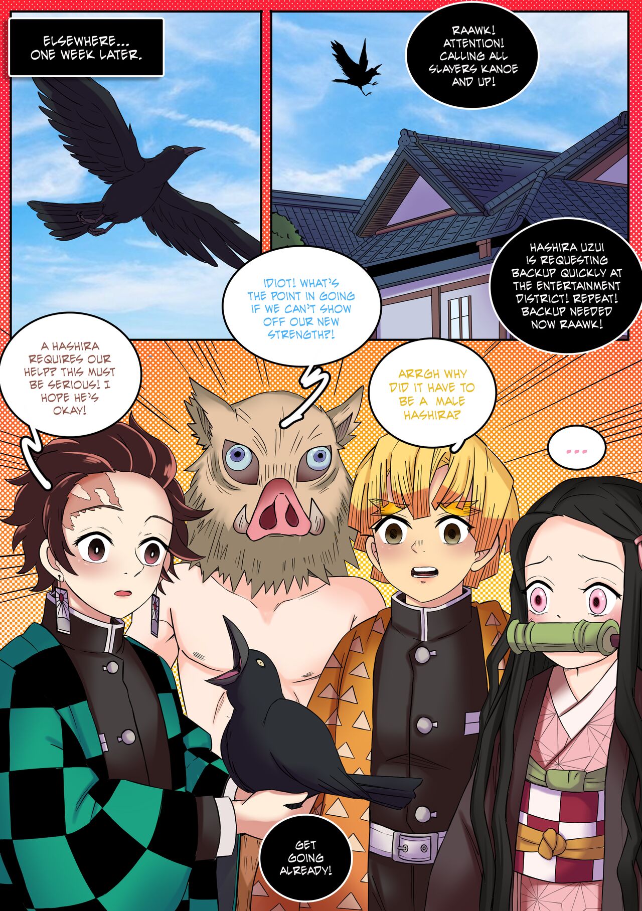 Demon Slayer - Kimetsu No Yaiba: Red Light District page 8 full