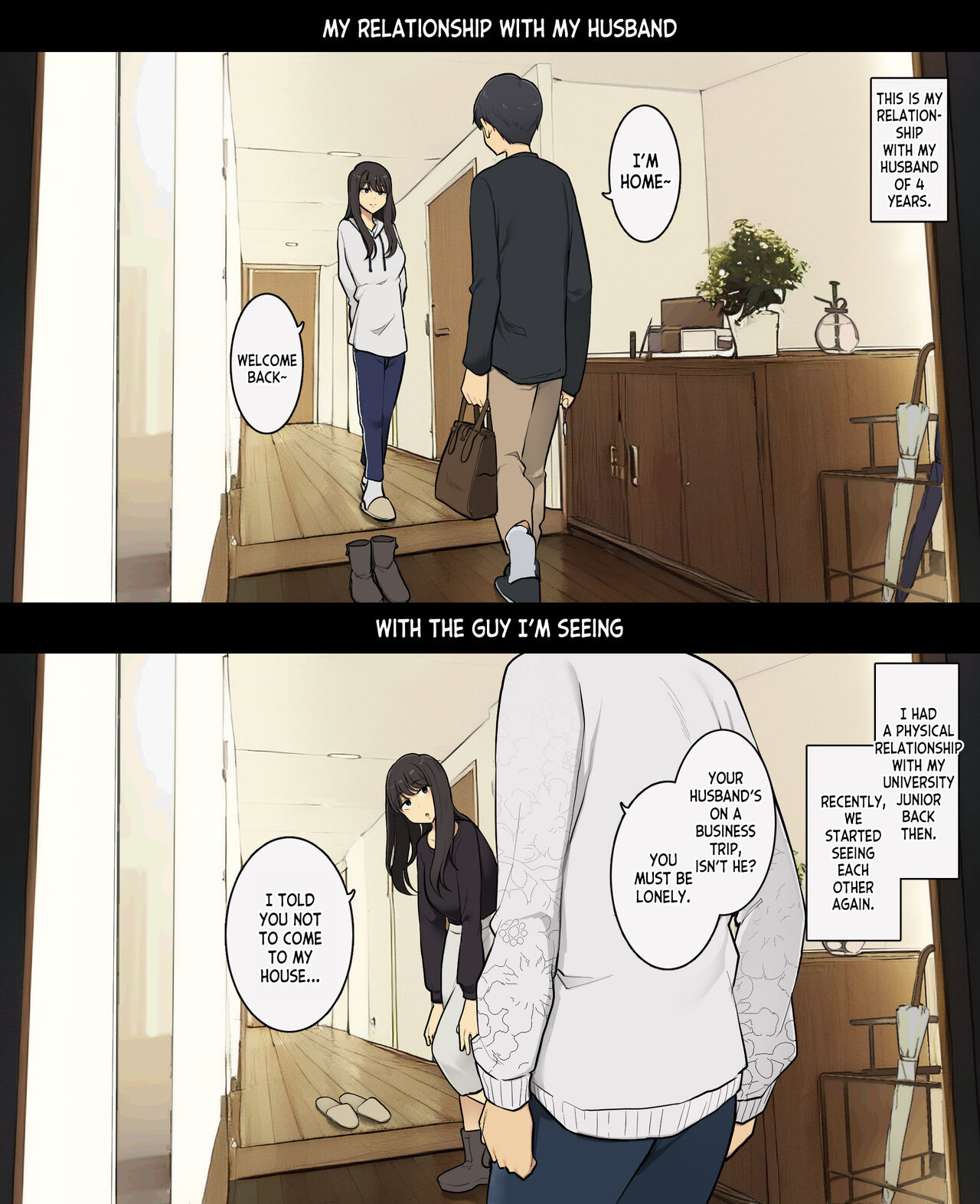 Otto to no kankei, furin aite to no kankei page 1 full