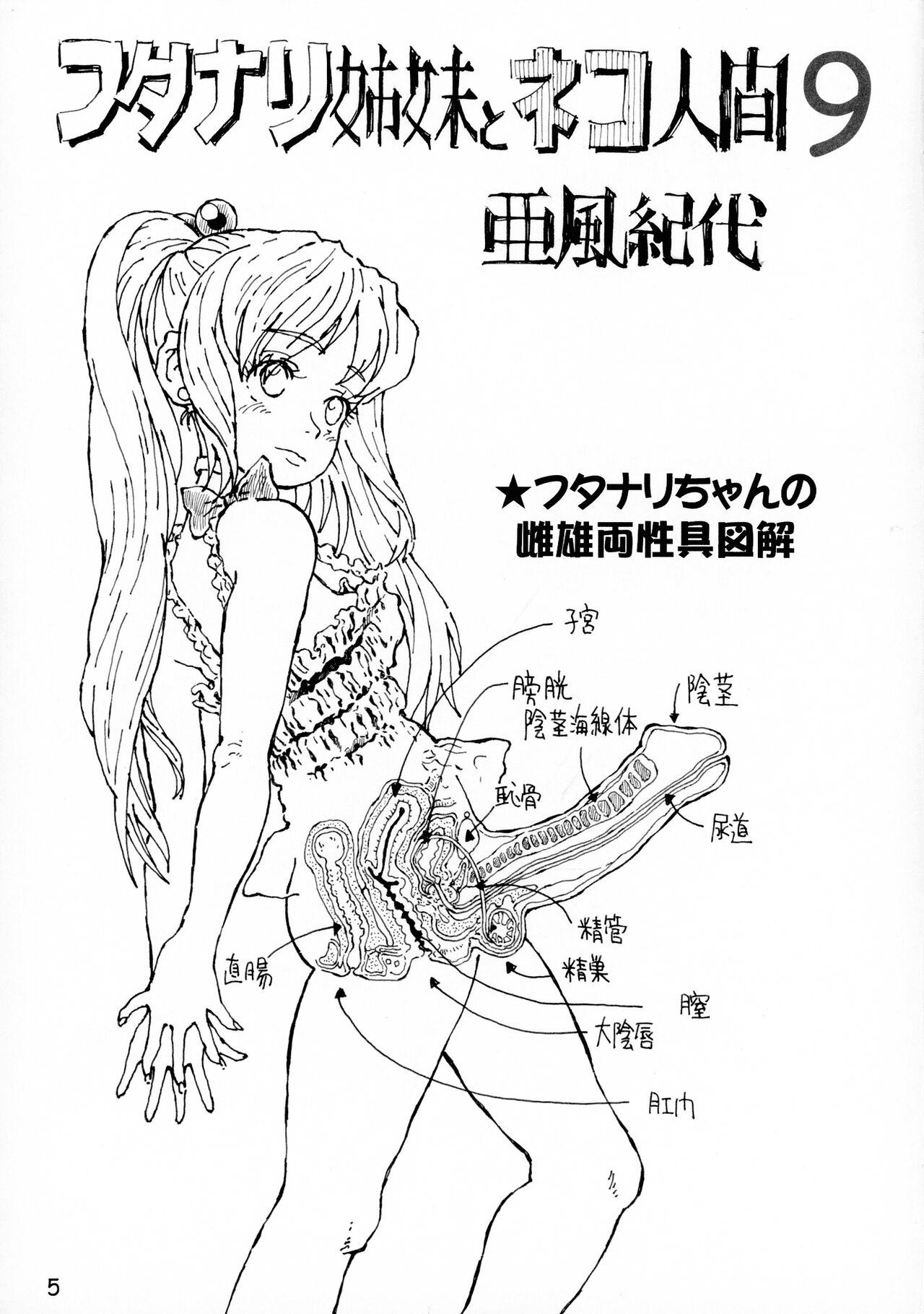 Futanari Shimai to Neko Ningen 9 page 5 full