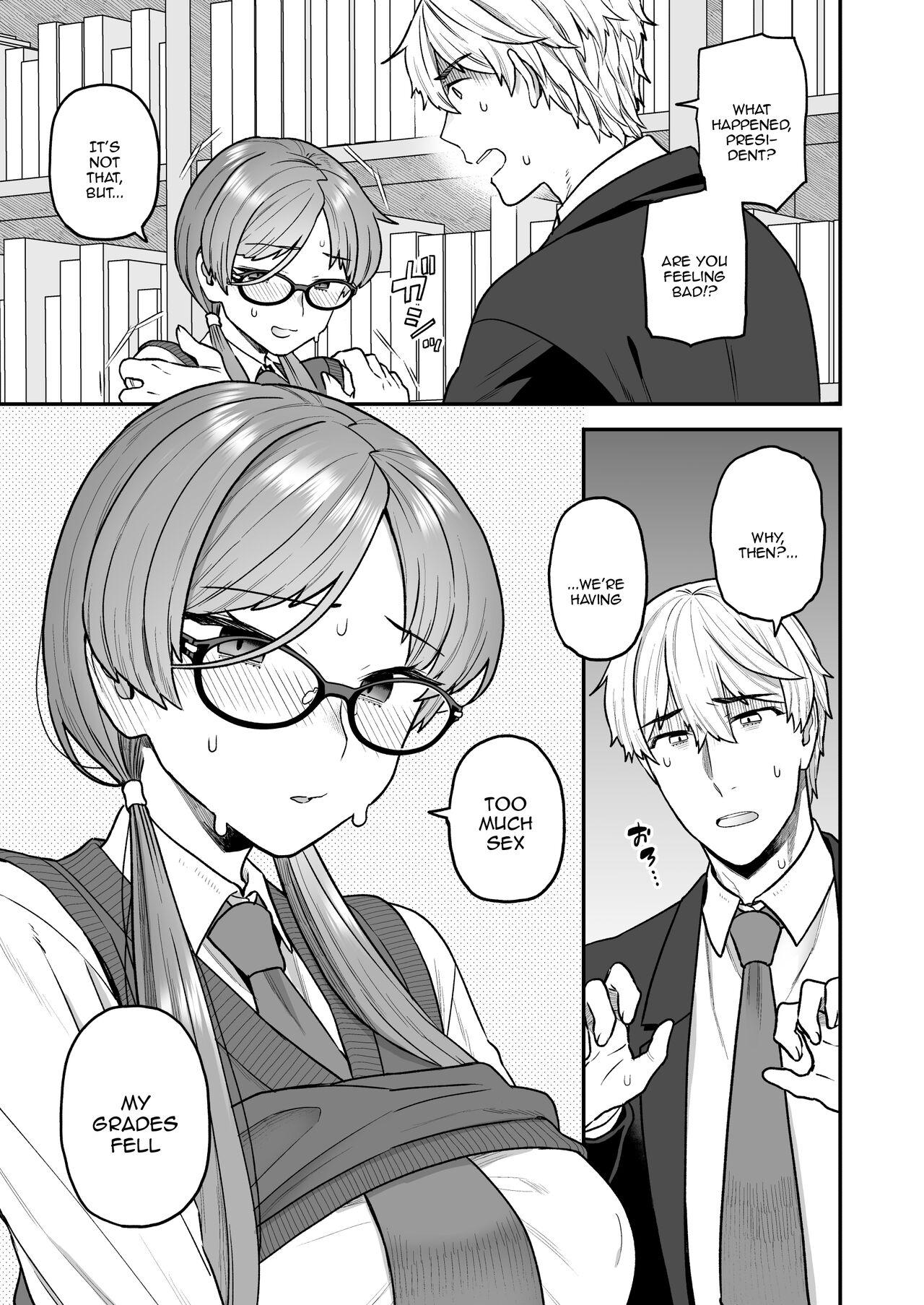 Iinchou to Mitsuda-kun no o Benkyou Kai / Study Meetup Between Mitsuda-kun And The Class President page 6 full