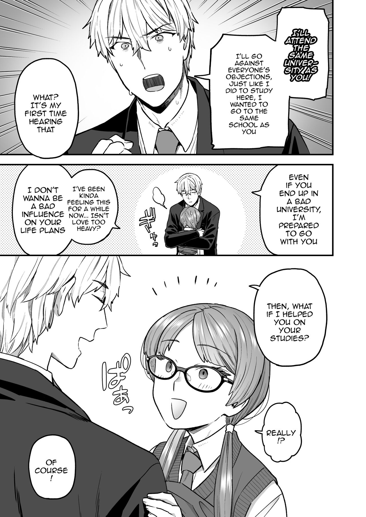 Iinchou to Mitsuda-kun no o Benkyou Kai / Study Meetup Between Mitsuda-kun And The Class President page 8 full