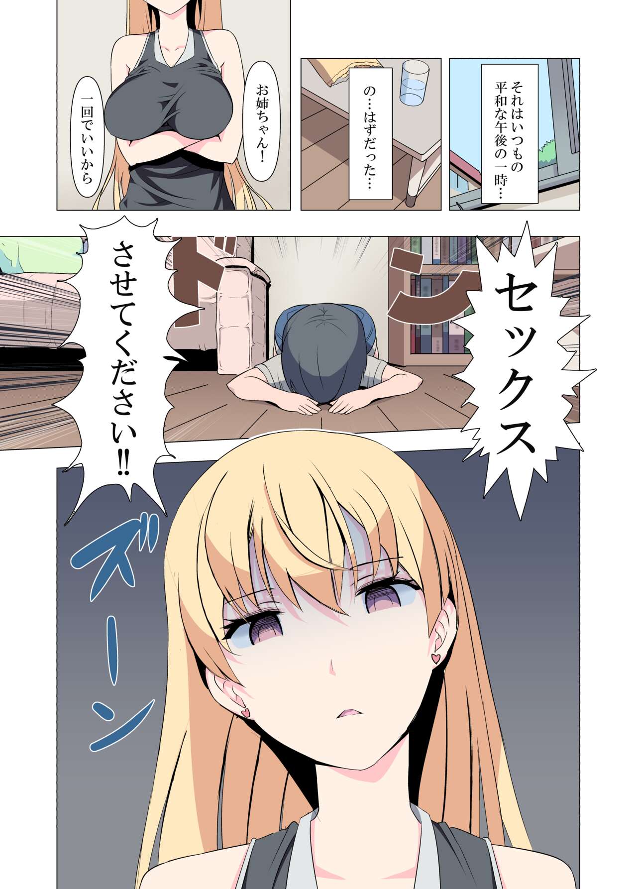 お姉ちゃんお願い!1回でいいからセックスさせて! page 2 full