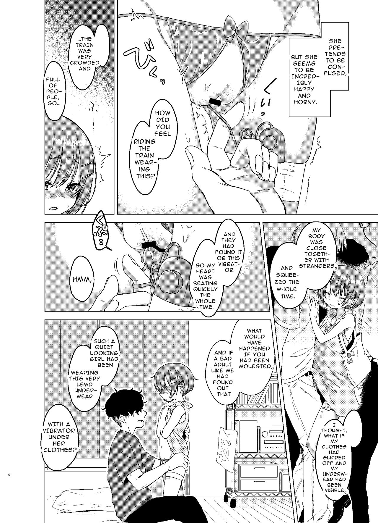 Ecchi Daisuki Honoka-chan no 1-shuukan Sundome Kinyoku Seikatsu | Sex-loving Honoka-chan's 1-week Edging SexLife page 5 full