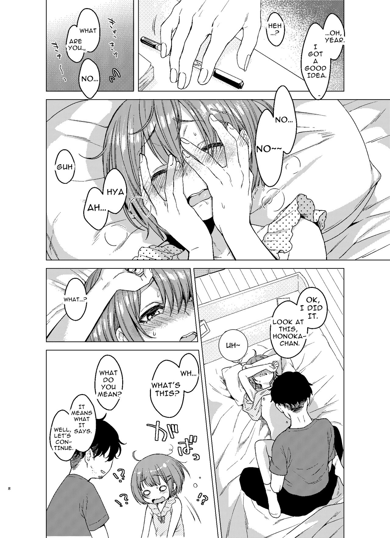 Ecchi Daisuki Honoka-chan no 1-shuukan Sundome Kinyoku Seikatsu | Sex-loving Honoka-chan's 1-week Edging SexLife page 7 full