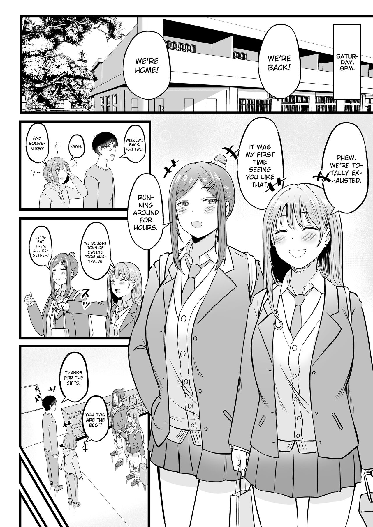 [Nekomimi to Kuro Mask (cielo)] Joshiryou Kanrinin no Boku wa Gal Ryousei ni Furimawasarete masu 2 | Swayed by the Gals in the Girls' Dorm I Manage [English] [flowerswamp] [Digital] Hentai - Raw  48