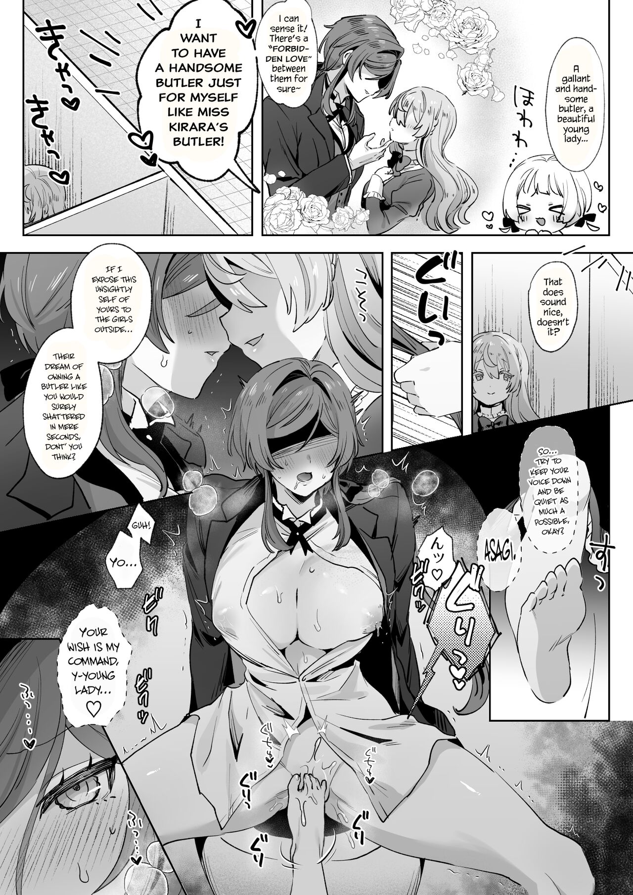 Juujun Ikemen Shitsuji ga Ojou-sama ni Dosukebe Kaihatsu Sarechau Hanashi. page 4 full