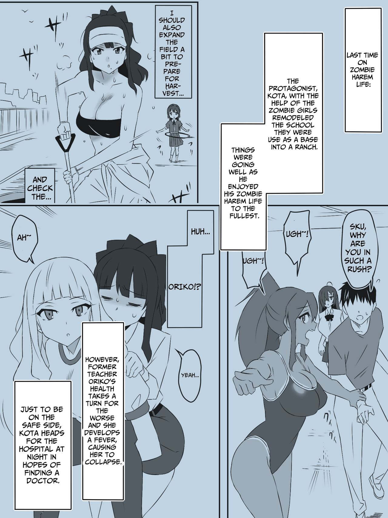 Zombie Harem Life ~Antibogi no Ore to Bakunyuu Zombie~ 5 | Zombie Harem Life ~My Immunity and the Big-Titted Zombie~ 5 page 2 full