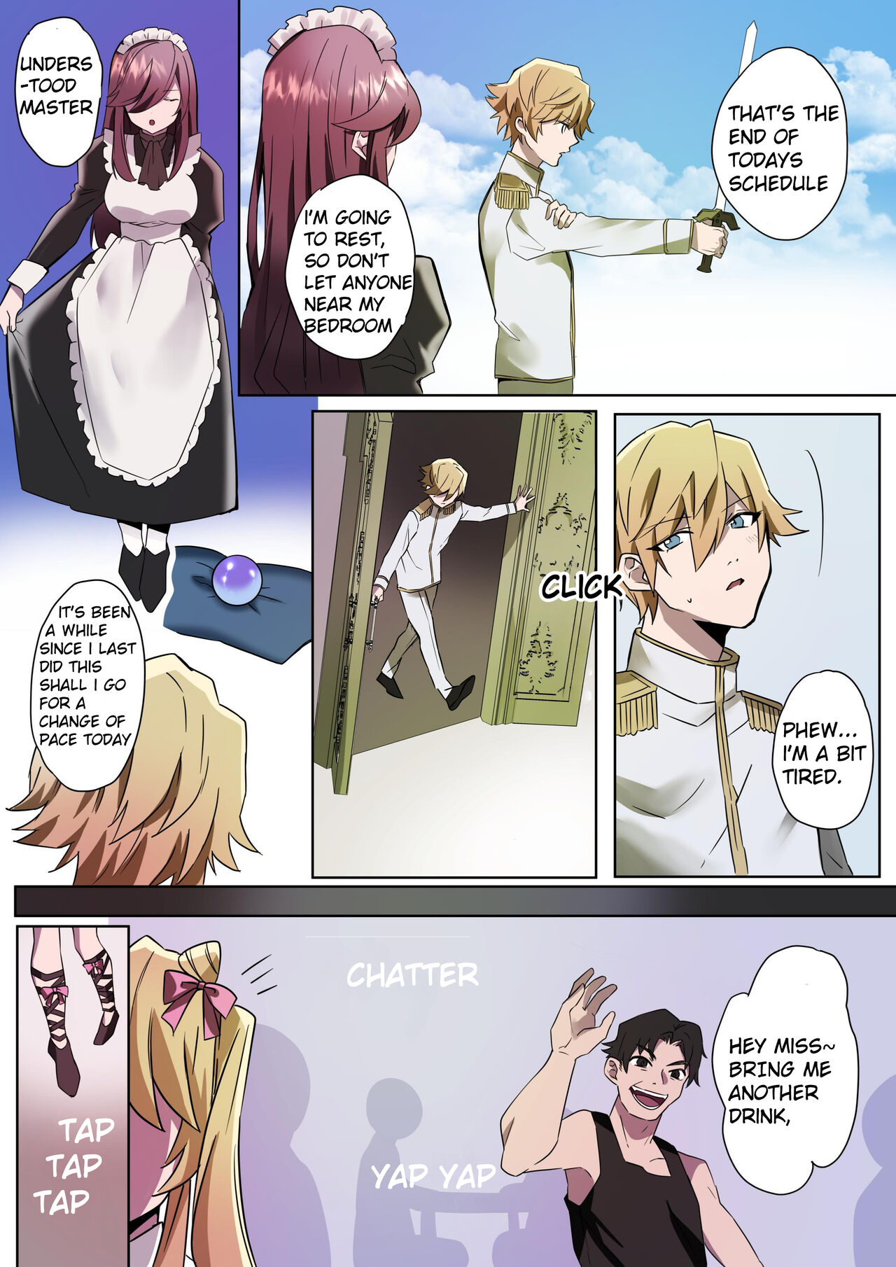 to aru kizoku kun no nyotai ka hametu ganbou | A certain nobleman's desire to become a woman and destroy himself page 3 full