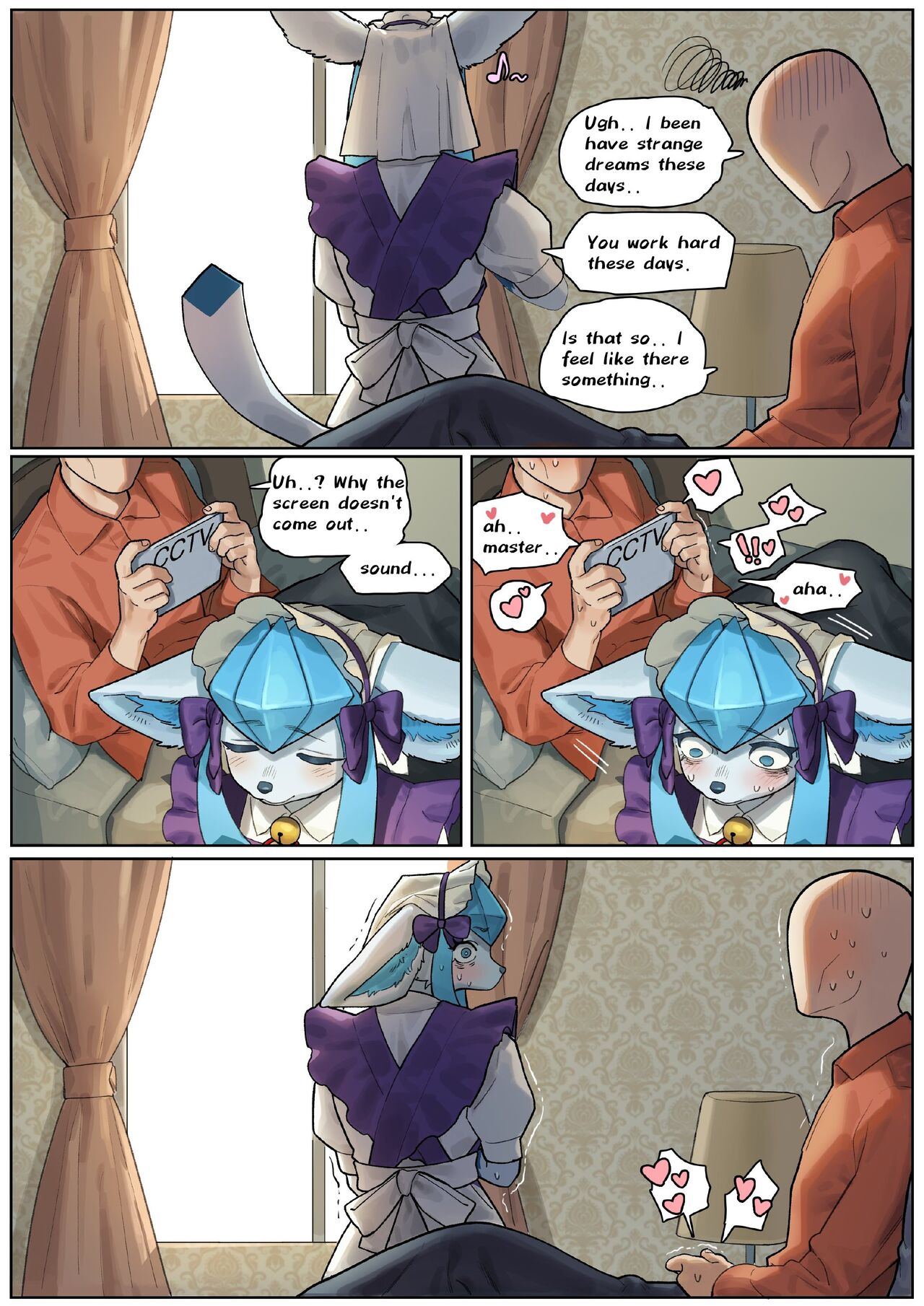 Maid Glaceon comic page 4 full