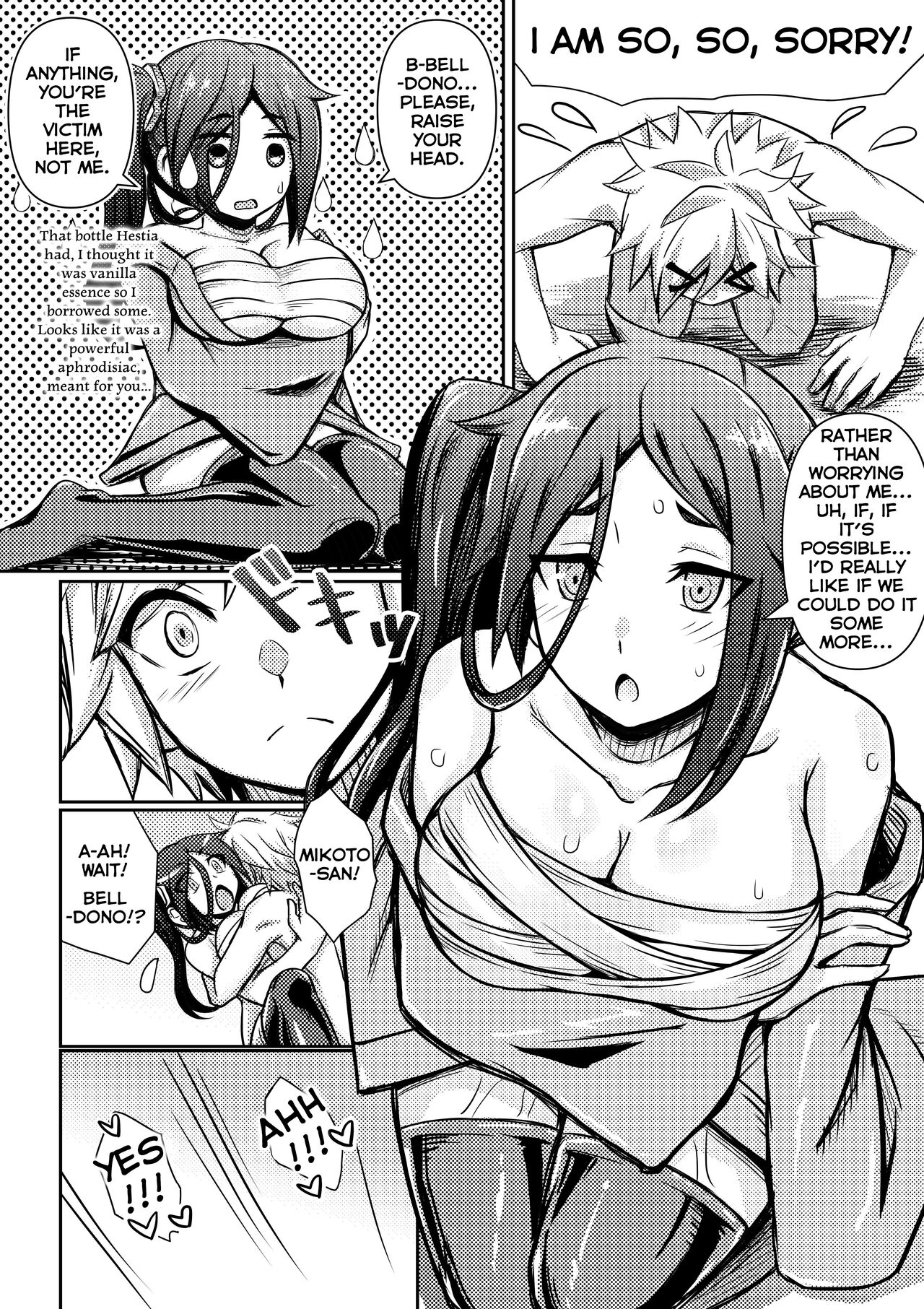 Yamato Mikoto, Bousou shita Bell-kun ni Osowareru | Mikoto Has Sex With An Out Of Control Bell page 10 full