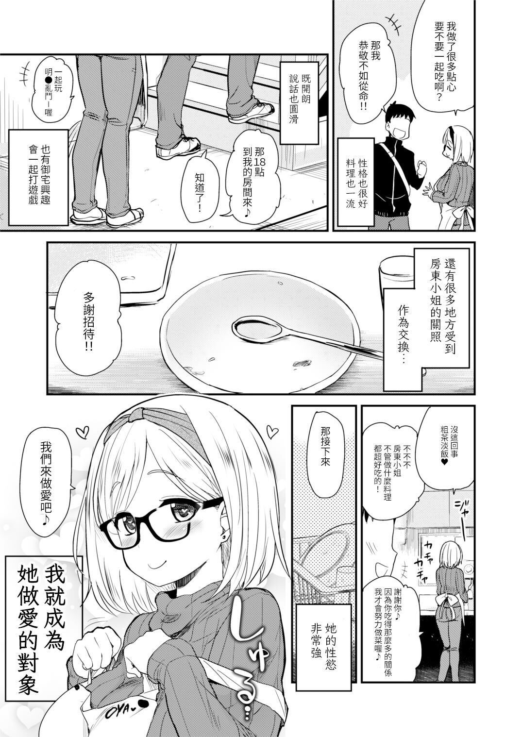 Uchi no Apart no Ooya-san wa Seiyoku ga Tsuyosugite Komatteiru node, Yoku Yoru no Aite o Shiteagete imasu. page 5 full