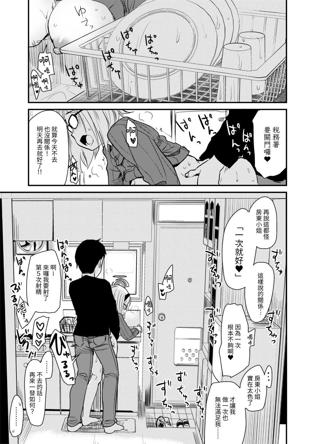 Uchi no Apart no Ooya-san wa Seiyoku ga Tsuyosugite Komatteiru node, Yoku Yoru no Aite o Shiteagete imasu. page 9 full