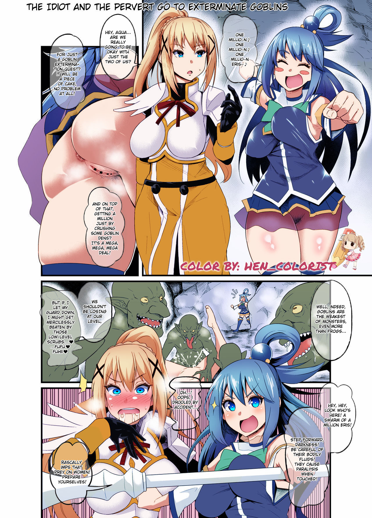 Baka to Hentai, Goblin Taiji e Iku | The idiot and the pervert go to exterminate goblins page 1 full