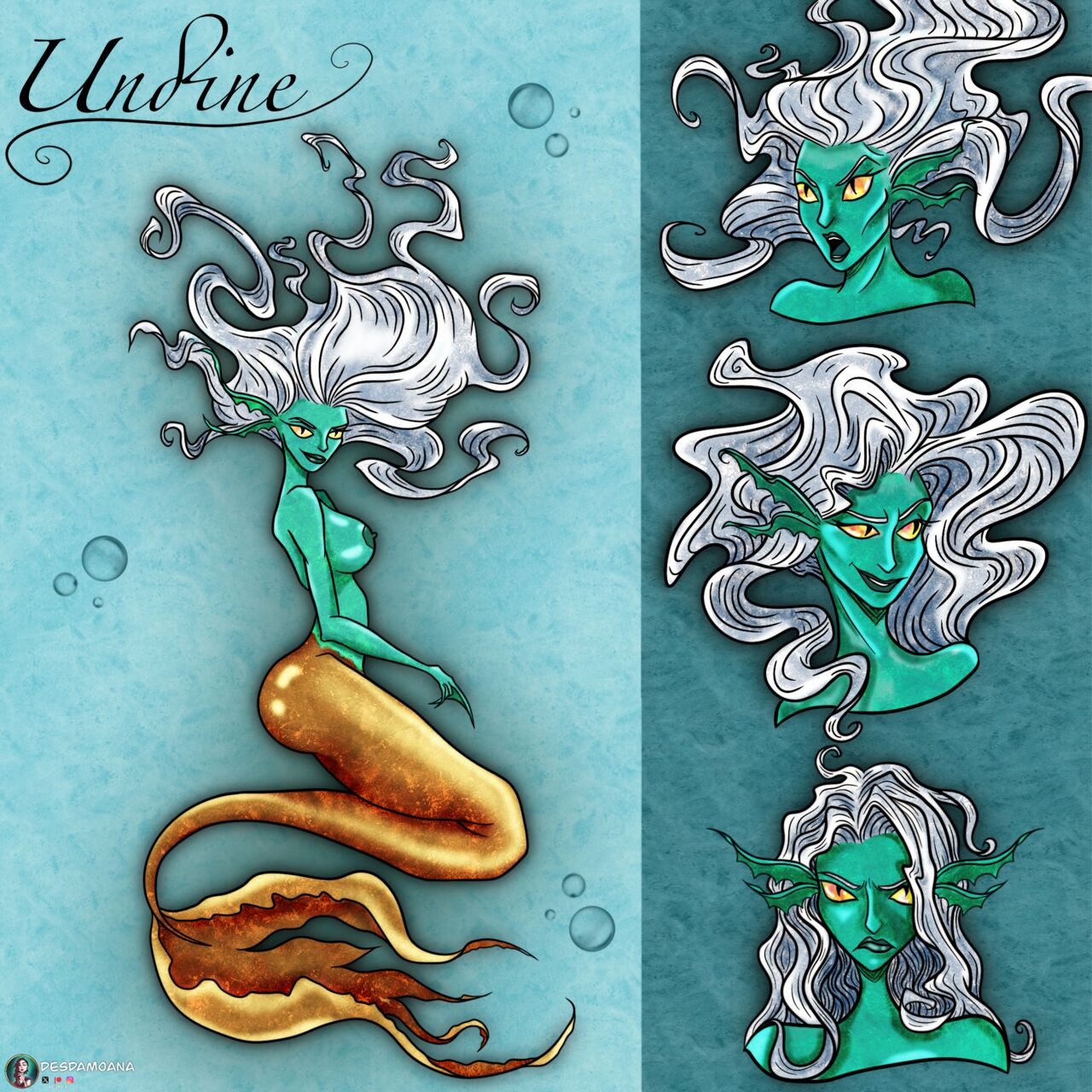 Undine & Flora - Mermaids Delight page 1 full