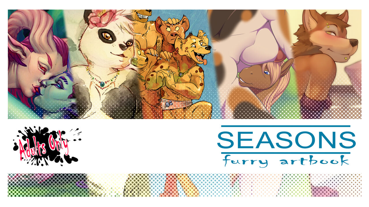 SEASONS furry artbook page 1 full