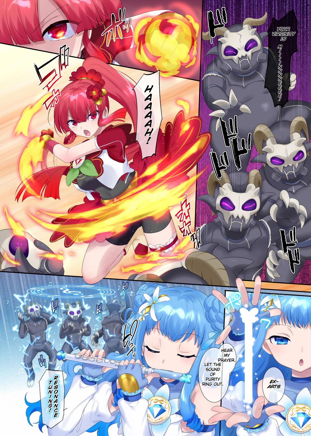 Mugen Seiki EX-Phantom Season 1 ~Karada o Otosareru Ruriiro no Mahou Shoujo~ page 9 full