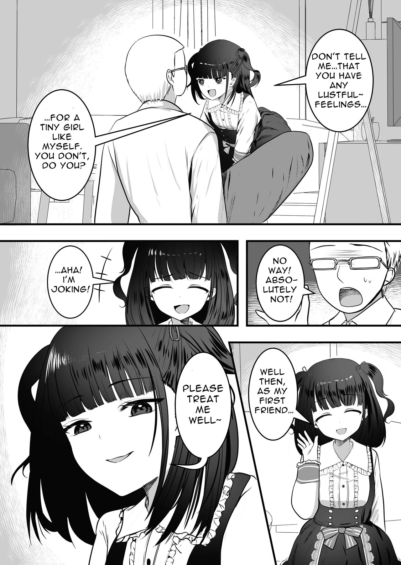 Tonari no Ie ni Mesugaki ga Hikkoshite Kita! | A Female Brat Has Moved Into The House Next Door! page 4 full