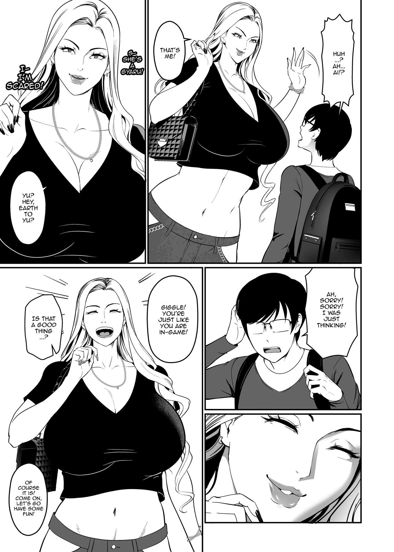 - That Girl Who Was So Pure In-game Turned Out To Be a Tall Gyaru page 7 full