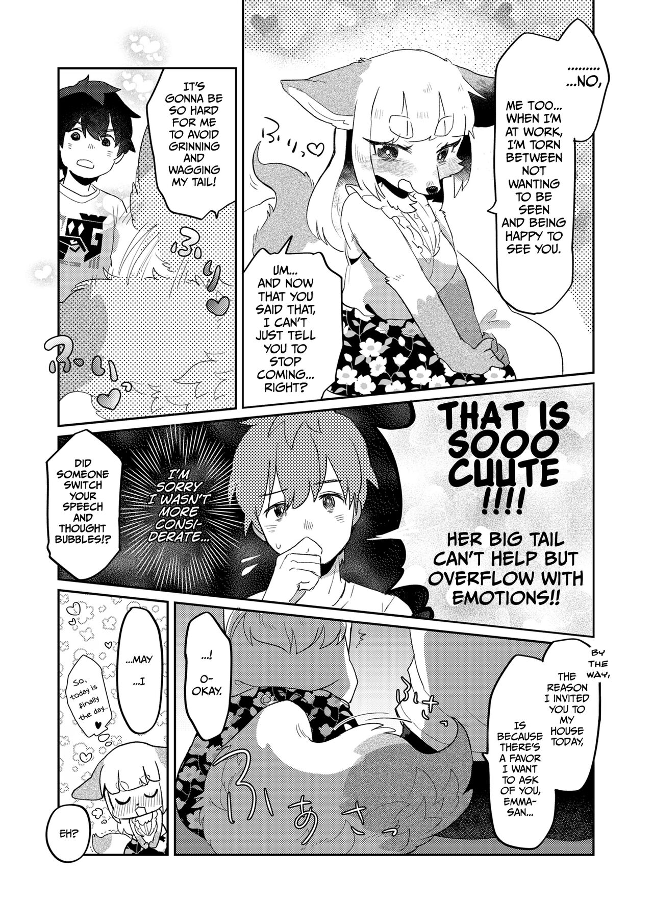 Kimi no Shippo wo Mofuritai! | I Want to Pet Your Tail Too! page 8 full