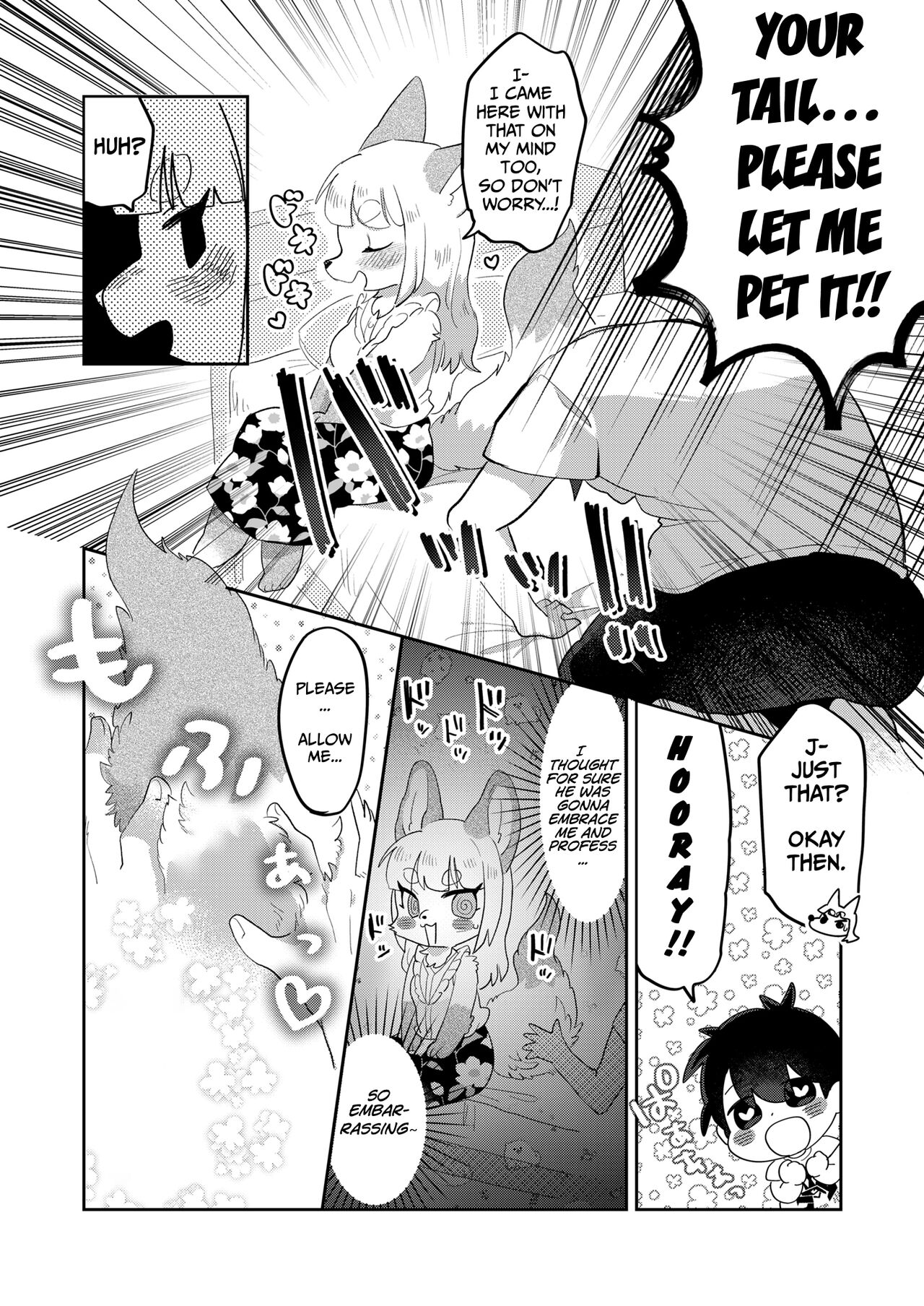 Kimi no Shippo wo Mofuritai! | I Want to Pet Your Tail Too! page 9 full